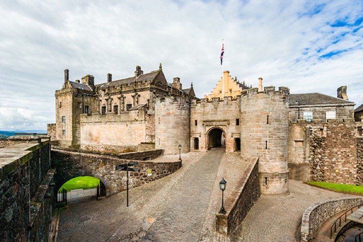 The entrance to Stirling Castle